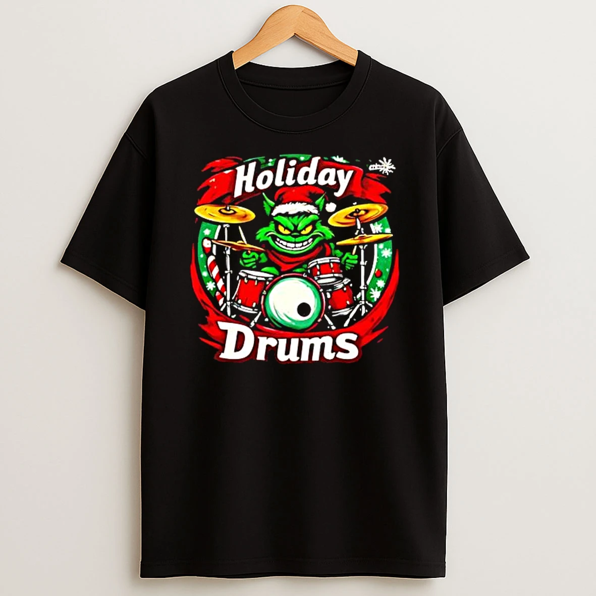 Grumpy Green Holiday Drums Trends Stylish Shirts