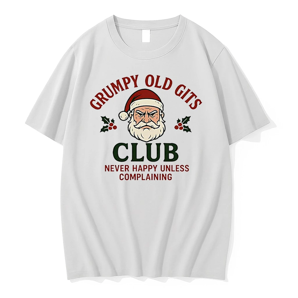 Grumpy Old Gits Club Never Happy Unless Complaining Christmas Shirts
