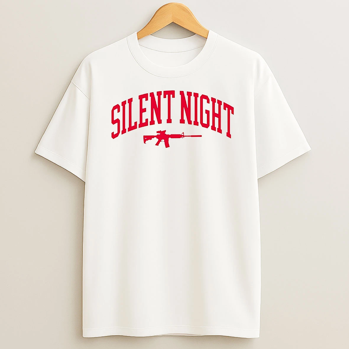 Gun Silent Night Christmas Shirts