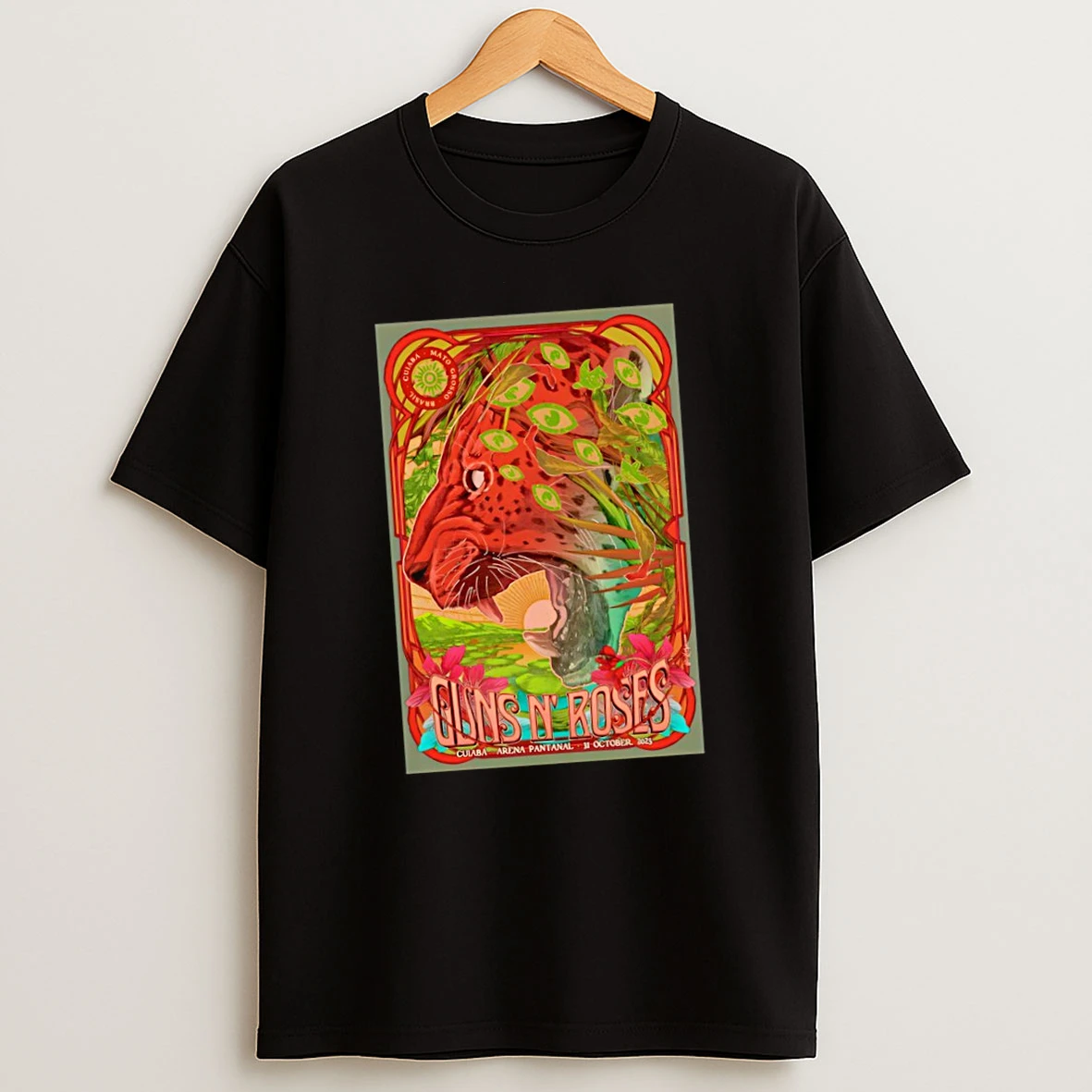 Guns N Roses Arena Pantanal Oct 31 2025 Show Shirts