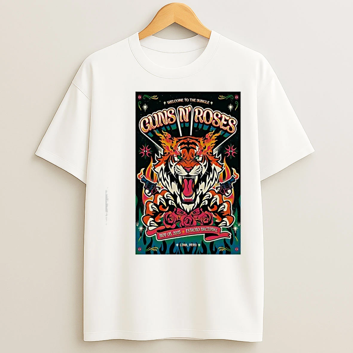 Guns N Roses Concert Lima Pe 11 05 2025 T Shirts
