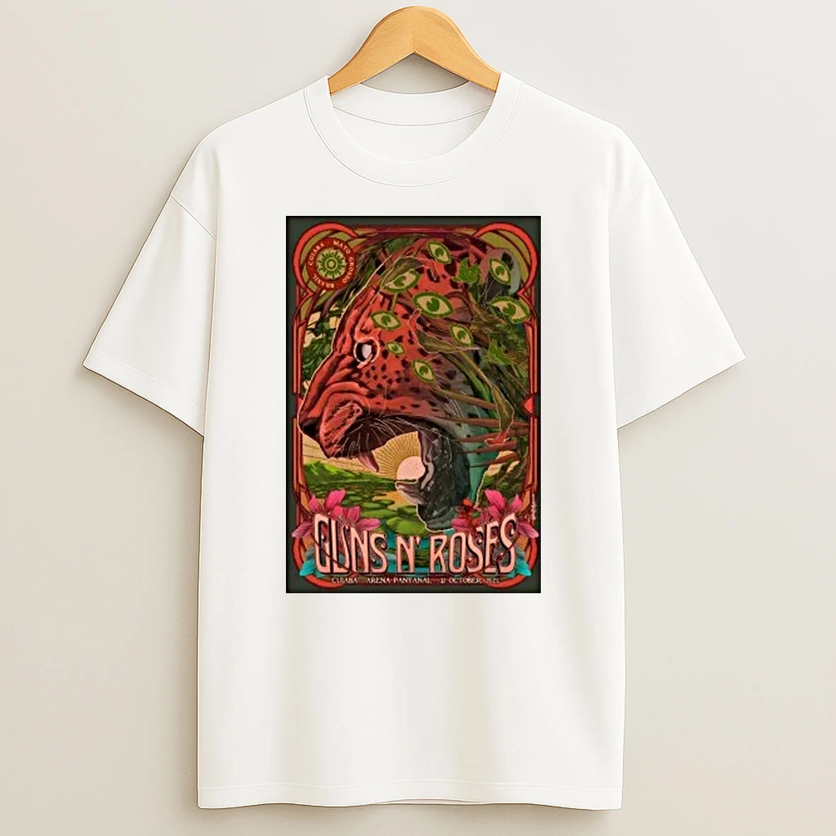 Guns N Roses Cuiaba Brazil October 31 2025 Shirts