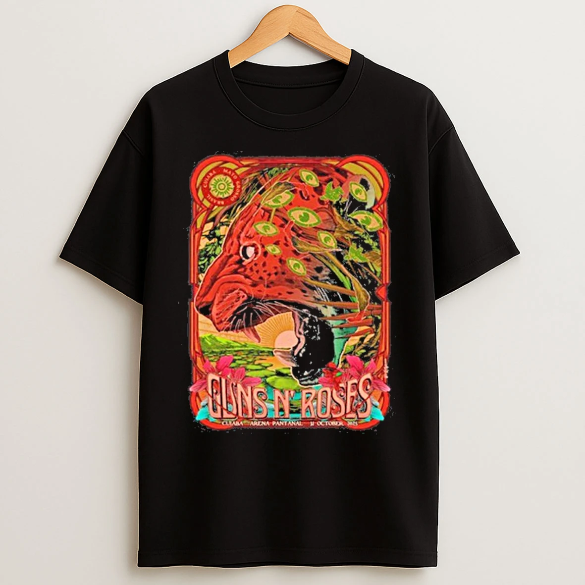 Guns N Roses Fall Tour 2025 Arena Pantanal Cuiaba T Shirts