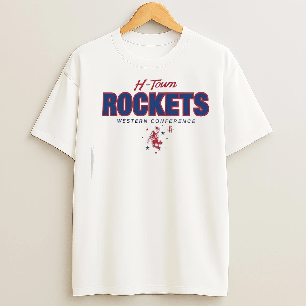 H Town Western Conference Houston Rockets 2025 Basketball T Shirts
