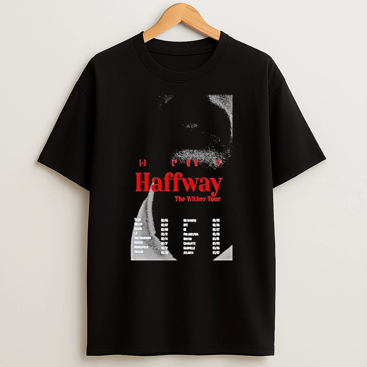 Haffway The Wither Tour 2026 Shirts