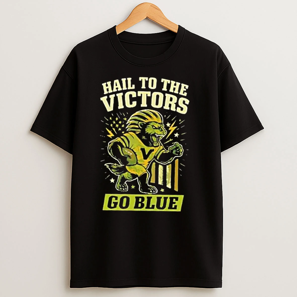 Hail To The Victors Go Blue Salute To Service Michigan Football T Shirts