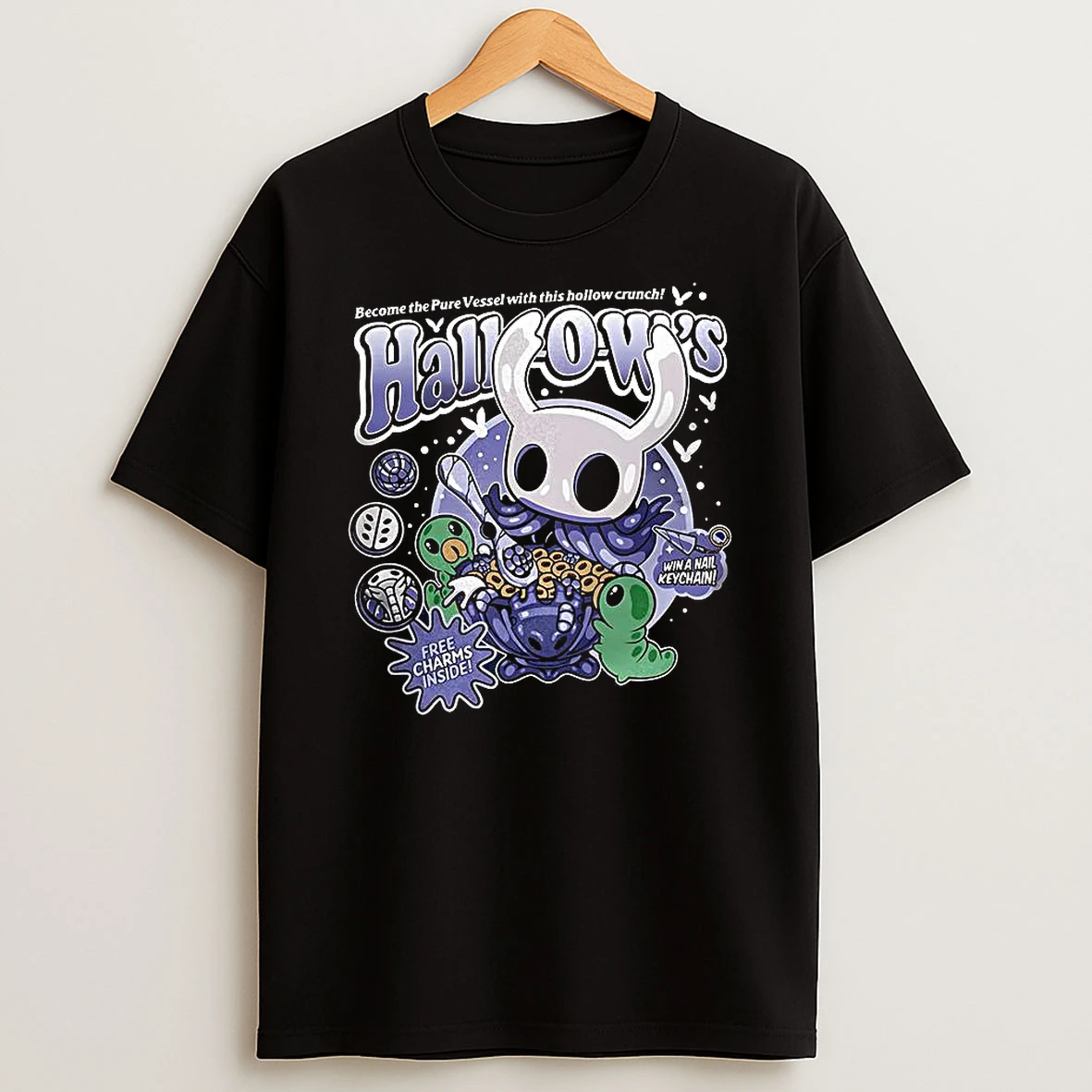 Hallow Cereal Hollow Knight Free Charms Inside Win A Nail Key Chain Shirts