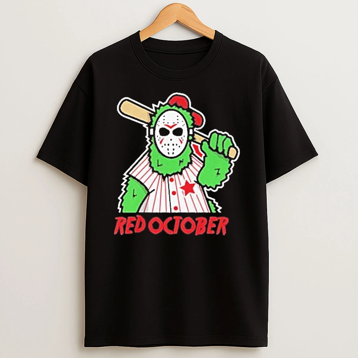 Halloween Jason Voorhees Phanatic Phillies Red October Shirts