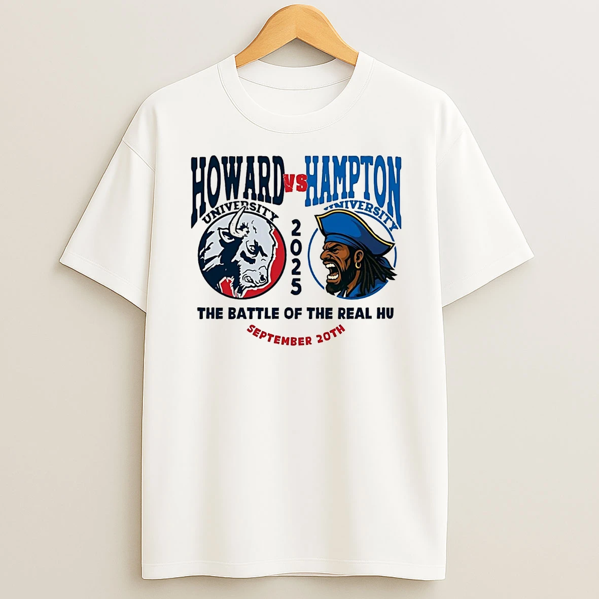 Hampton Vs Howard University 2025 The Battle Of The Real Hu Shirts