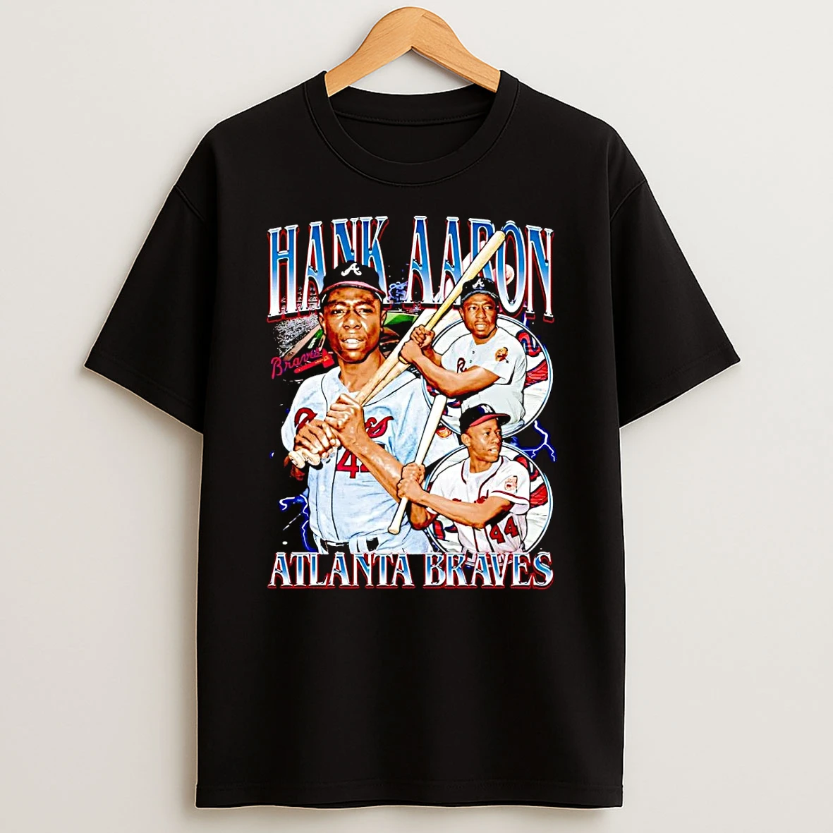 Hank Aaron Picture Collage Atlanta Braves Shirts