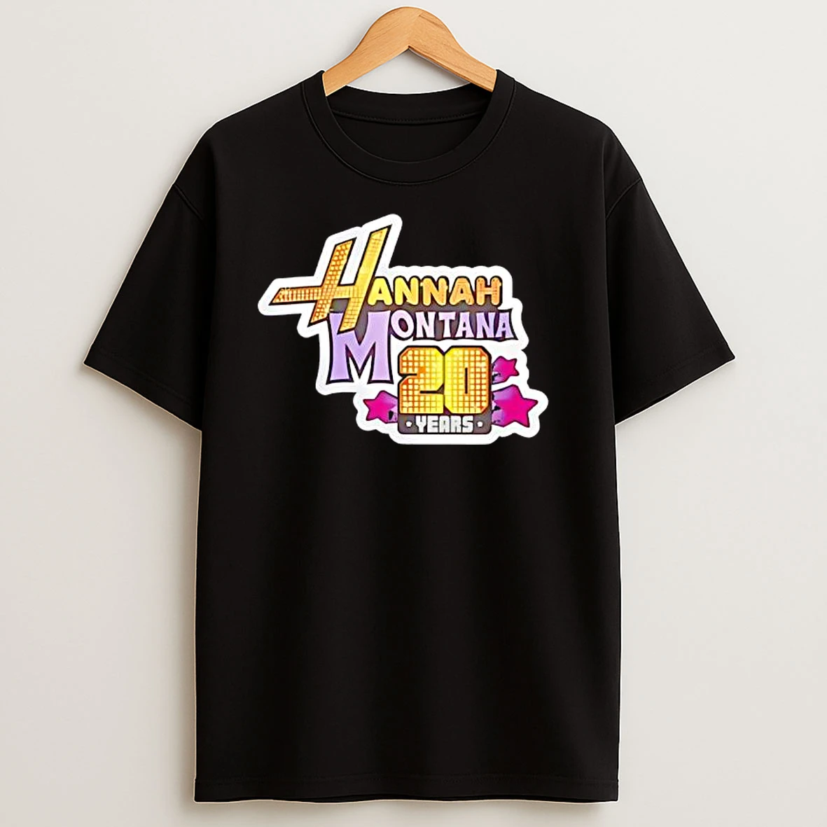Hannah Montana 20 Years Logo T Shirts