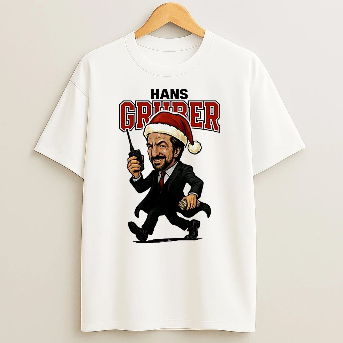 Hans Gruber Die Hard Wishes You A Merry Christmas Shirts