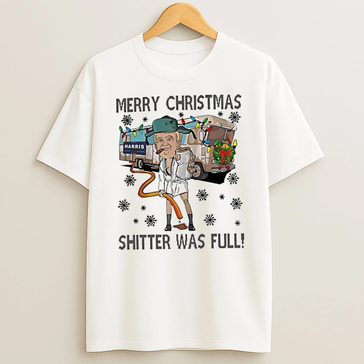 Harris Merry Christmas Shitter Was Full Shirts
