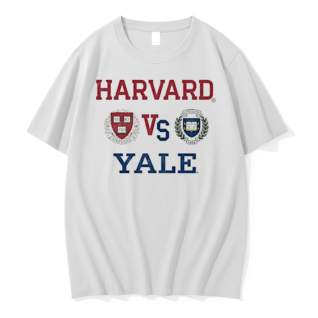Harvard University And Yale University Logo Shirts