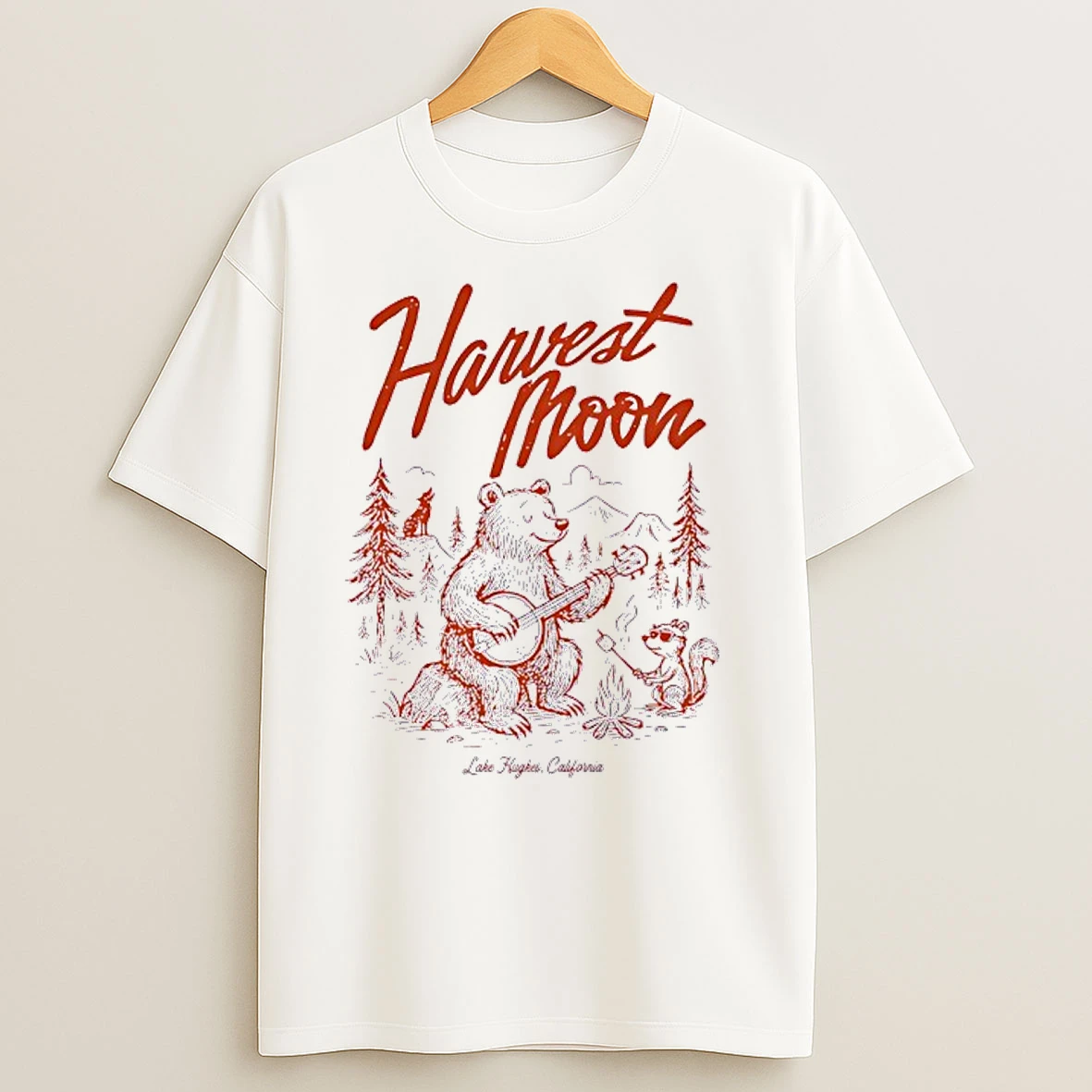 Harvest Moon Gathering Youth Bear T Shirts
