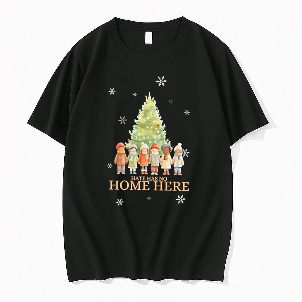 Hate Has No Home Here Christmas Tree Shirts