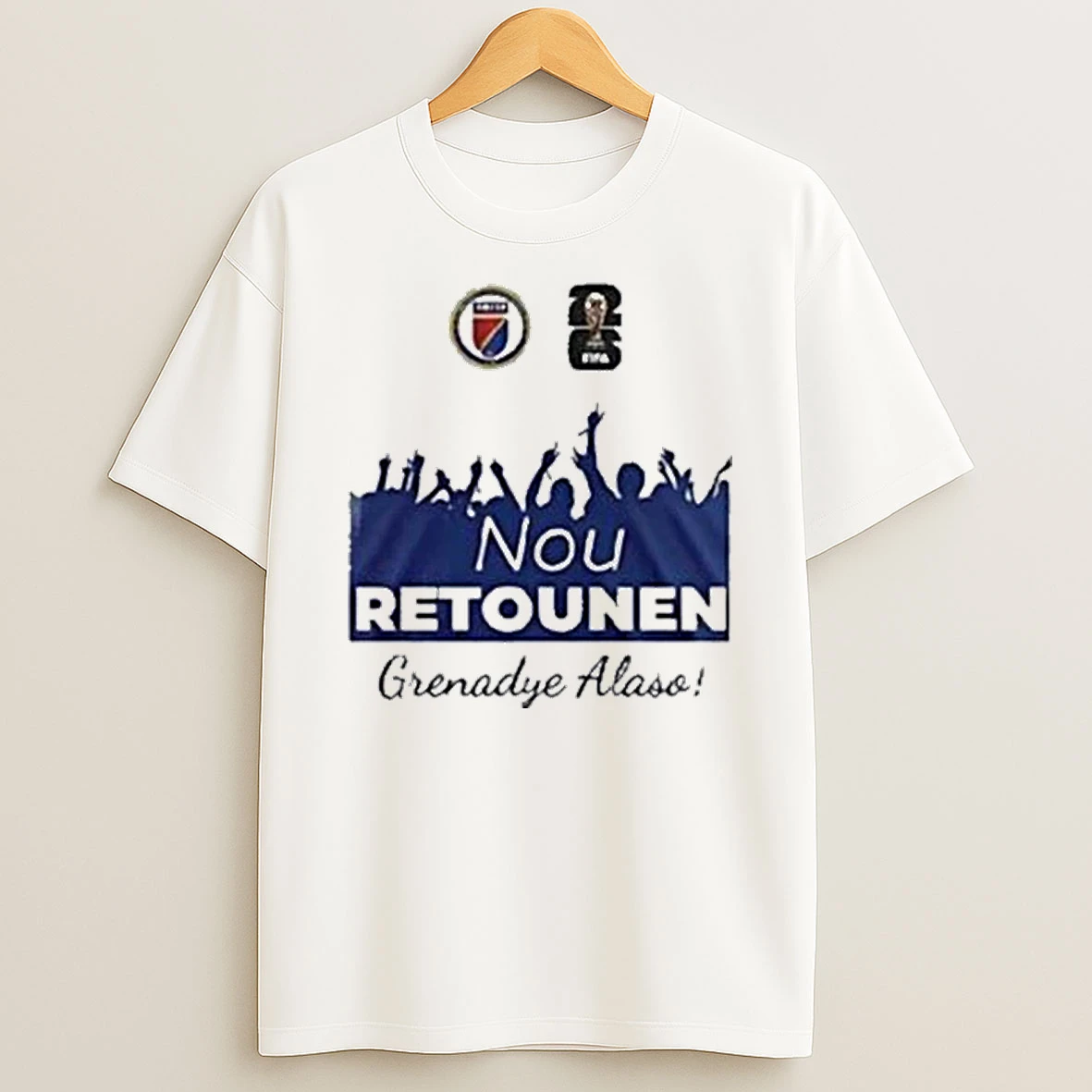 Hatienne De Nou Retounen Grenadye Alaso Logo Shirts