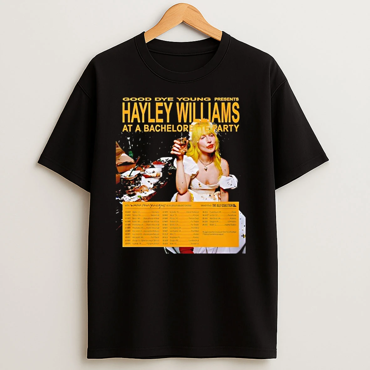 Hayley Williams Ego Death At A Bachelorette Party Tour 2026 T Shirts