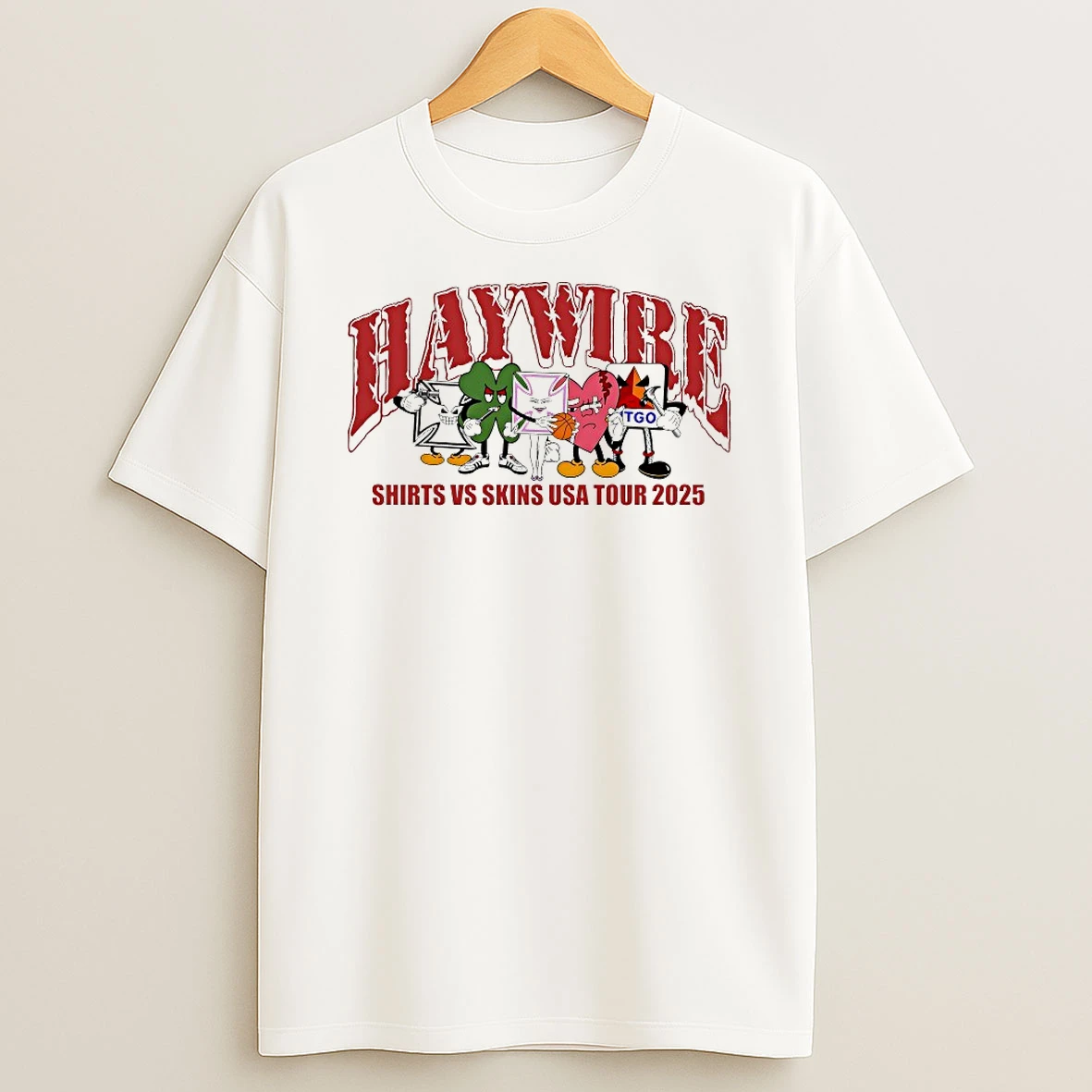 Haywire Shirts Vs Skins Usa Tour 2025 Shirts
