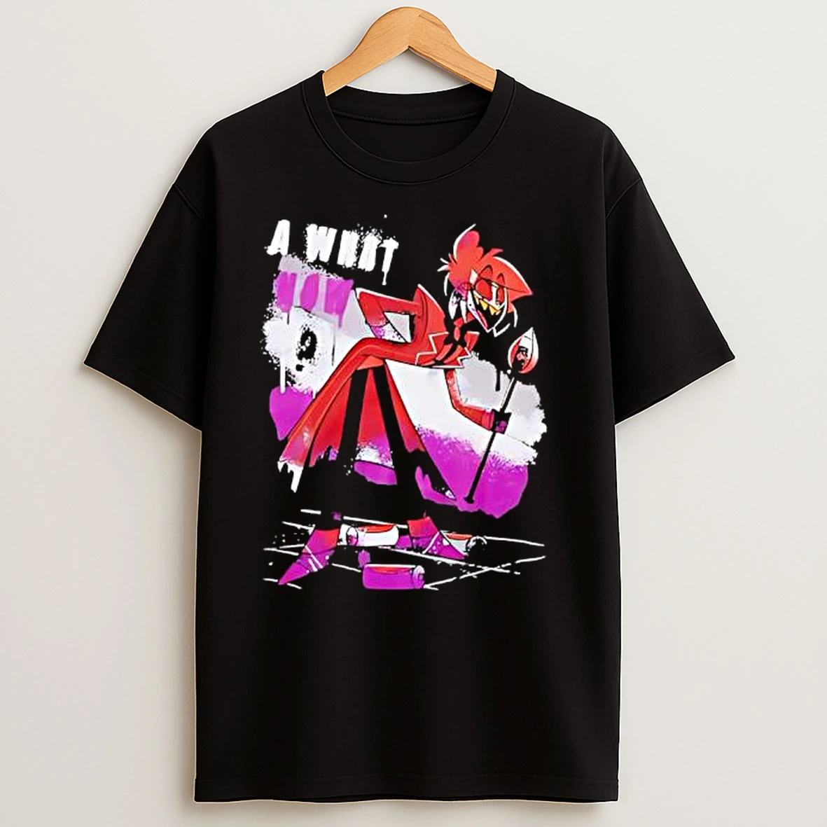 Hazbin Hotel Alastor What Now Mineral Wash T Shirts