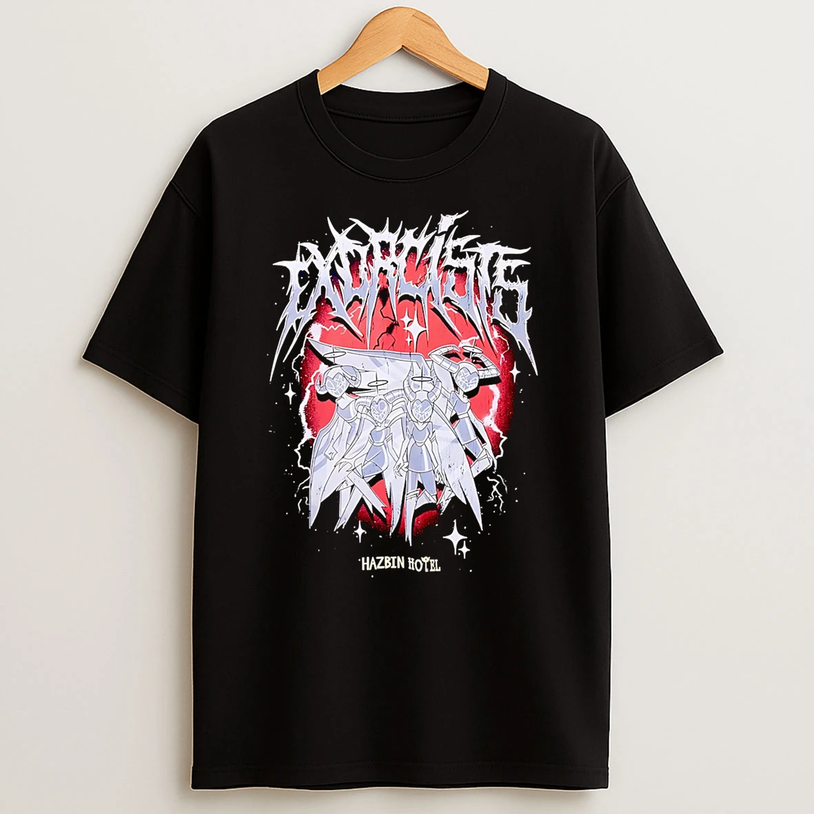 Hazbin Hotel Exorcists Metal Shirts