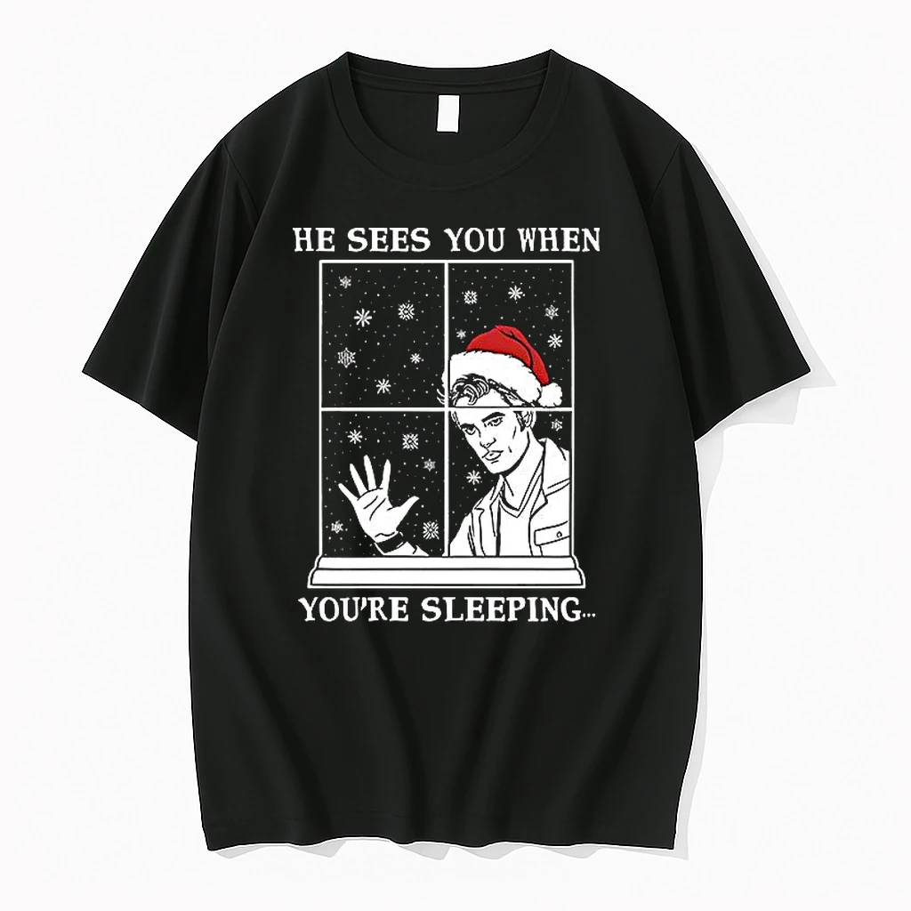 He Sees You When Youre Sleeping Christmas Shirts