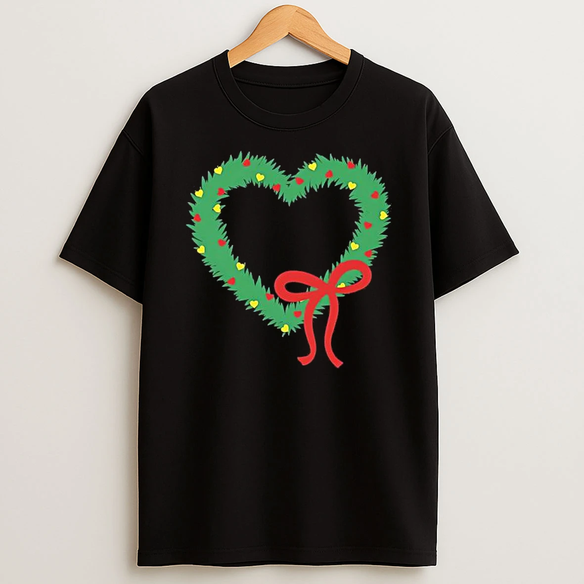 Heart Wreath Christmas 2025 Shirts