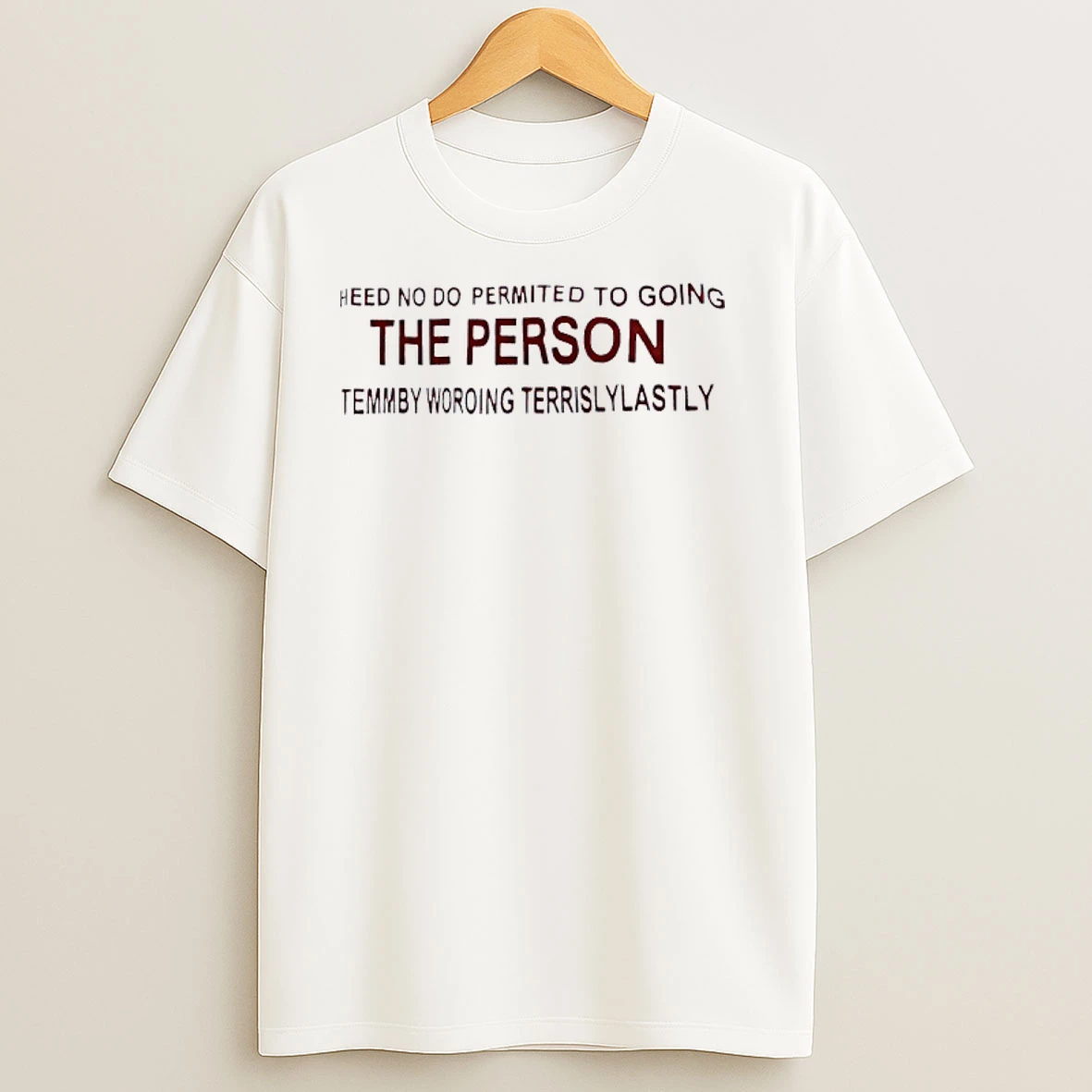 Heed No Do Permitted To Going The Person Temby Working Terrislylastly T Shirts