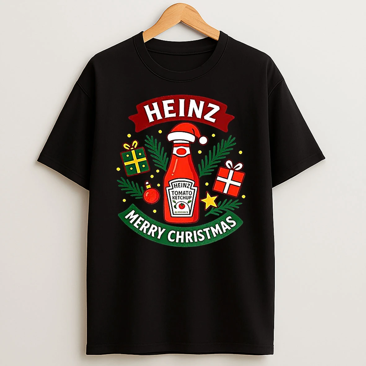 Heinz Tomato Ketchup Merry Christmas Shirts