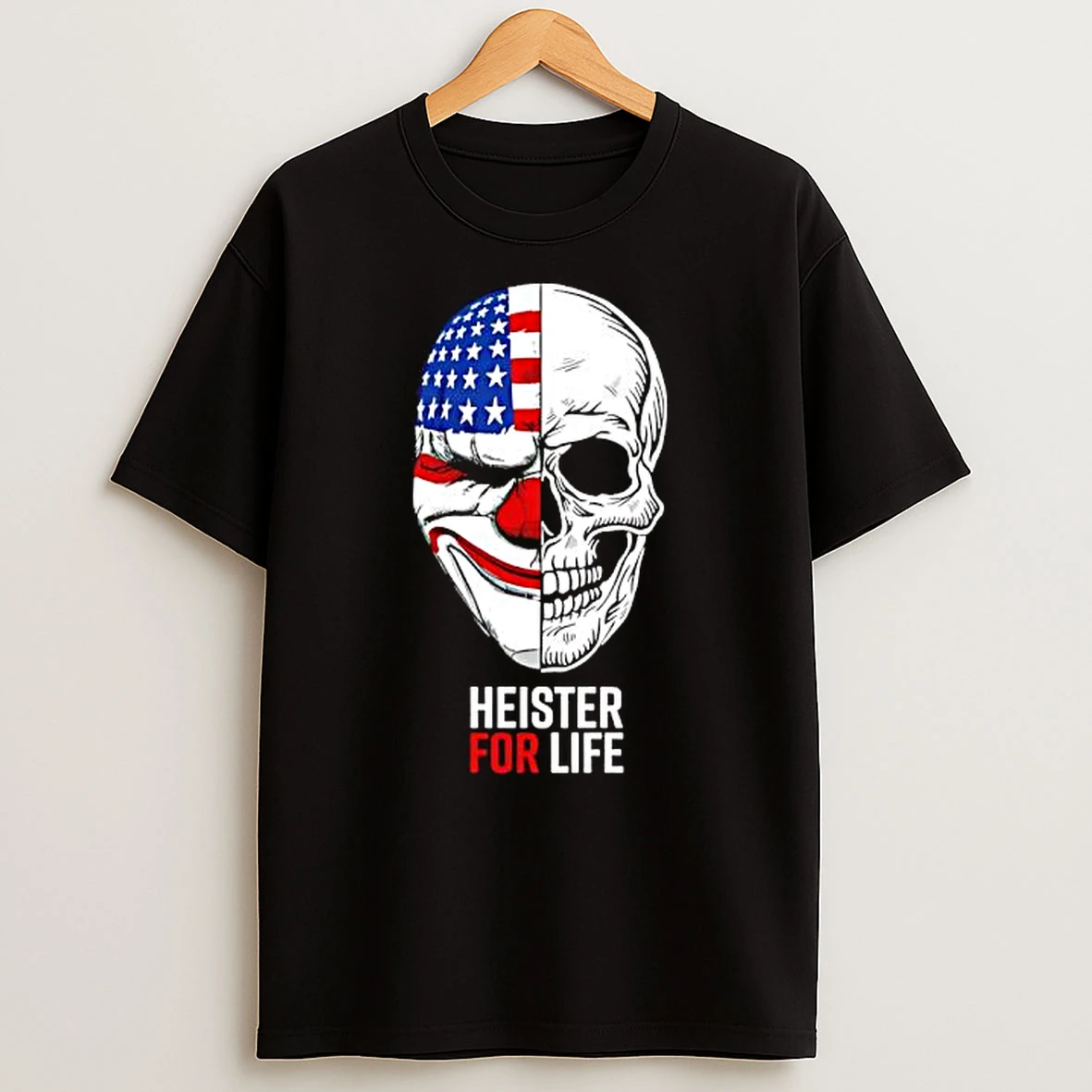 Heister For Life Clown Skull Shirts
