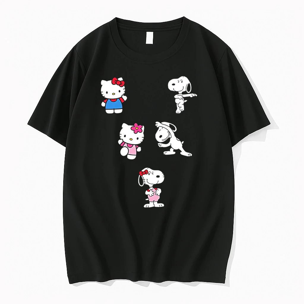Hello Kitty And Snoopy Shirts