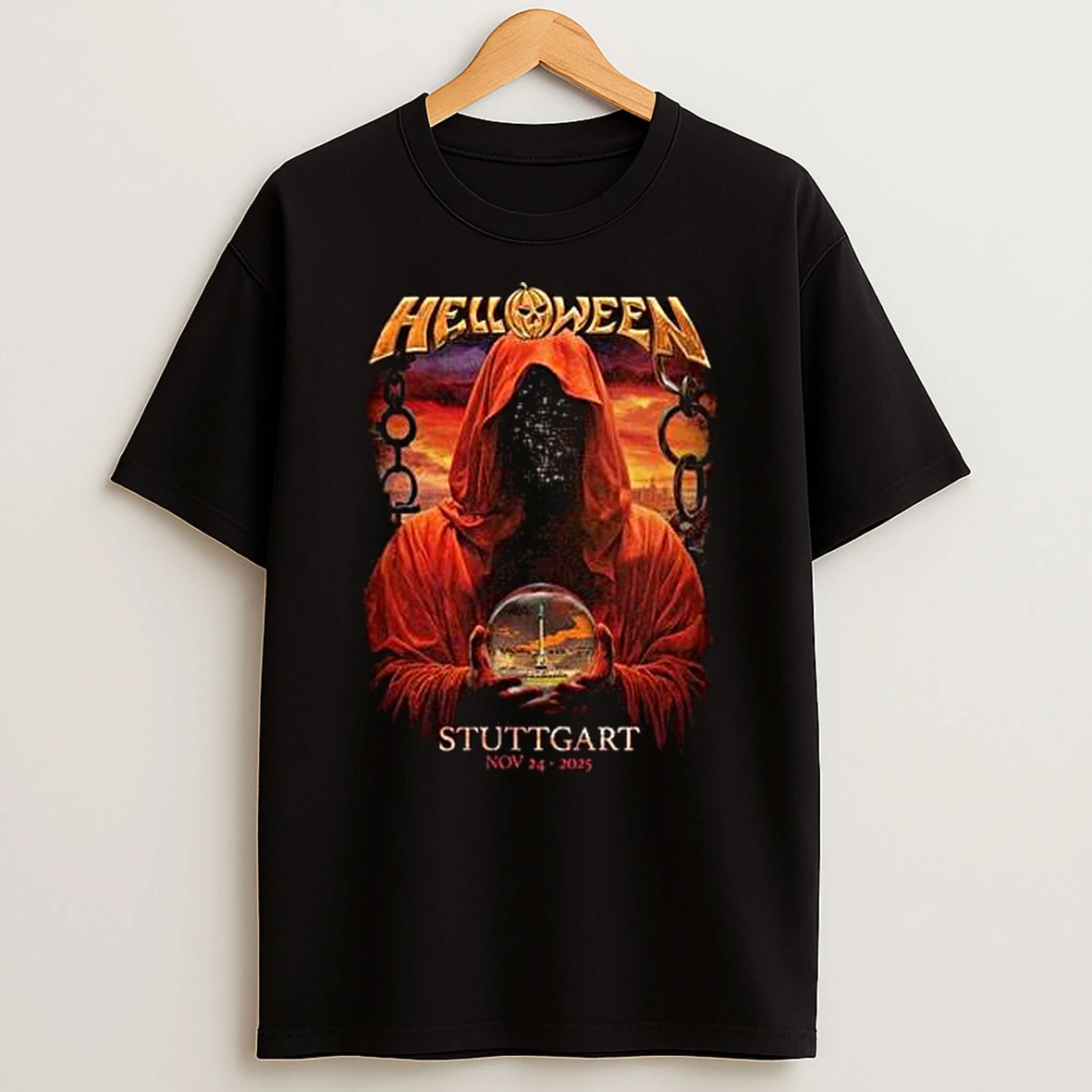 Helloween Stuttgart Germany 2025 Pop Up Shop Merch On November 24 2025 Shirts