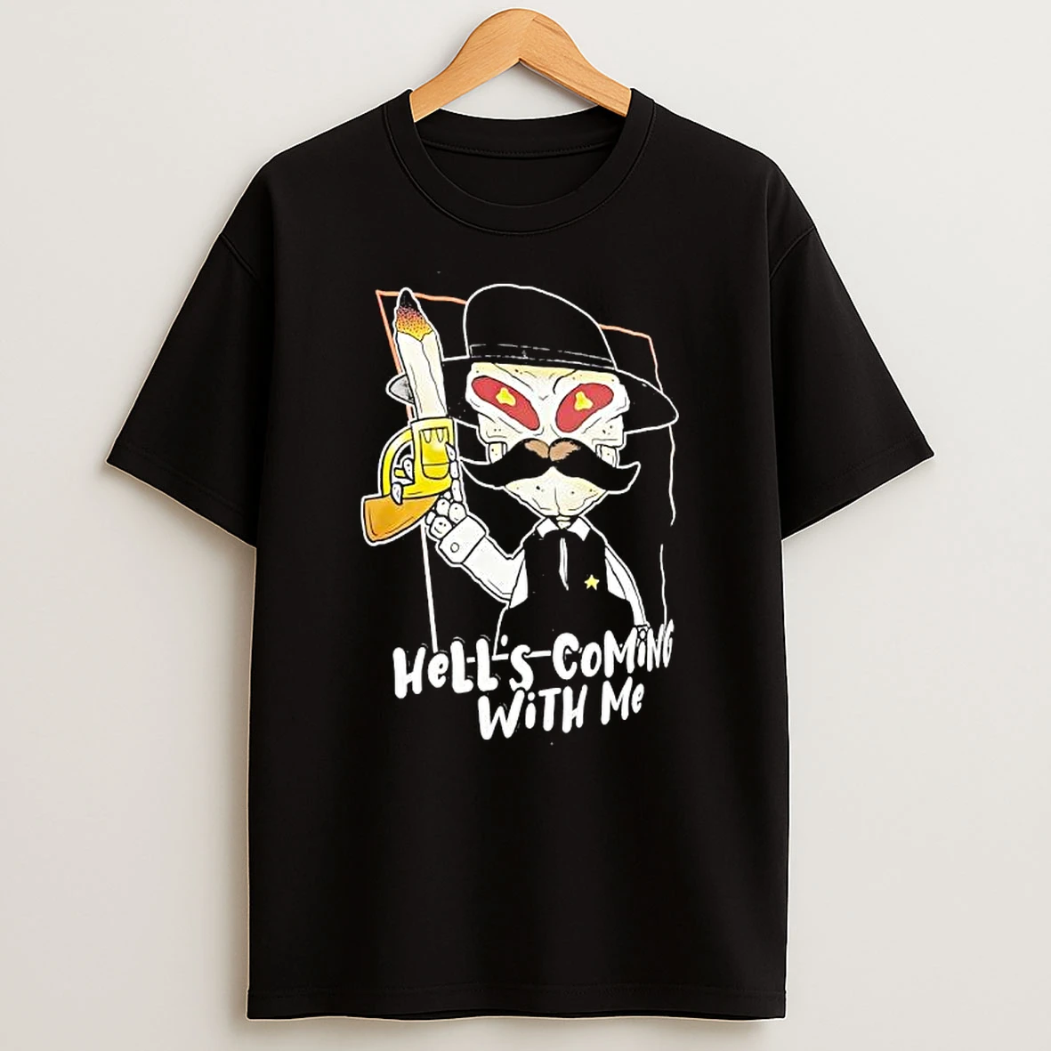 Hells Coming With Me American Folk Band Shirts
