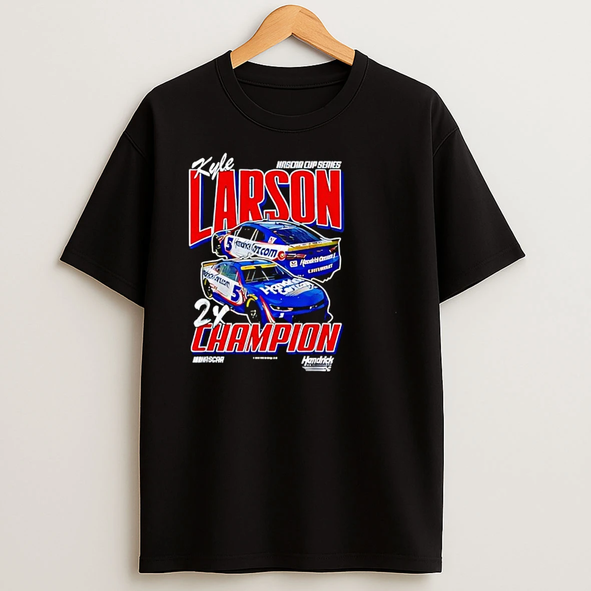 Hendrick Motorsports Kyle Larson Nascar Series 2x Champion Shirts