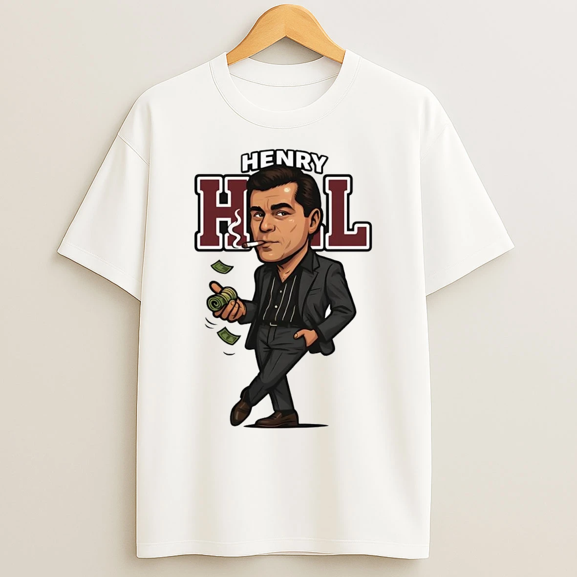 Henry Hill Goodfellas Caricature T Shirts