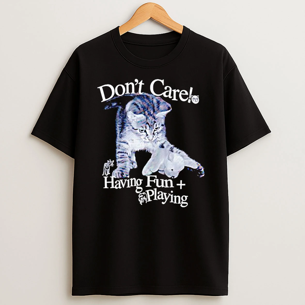 Henry Johnson Cat Dog Dont Carel Having Fun Playing Shirts