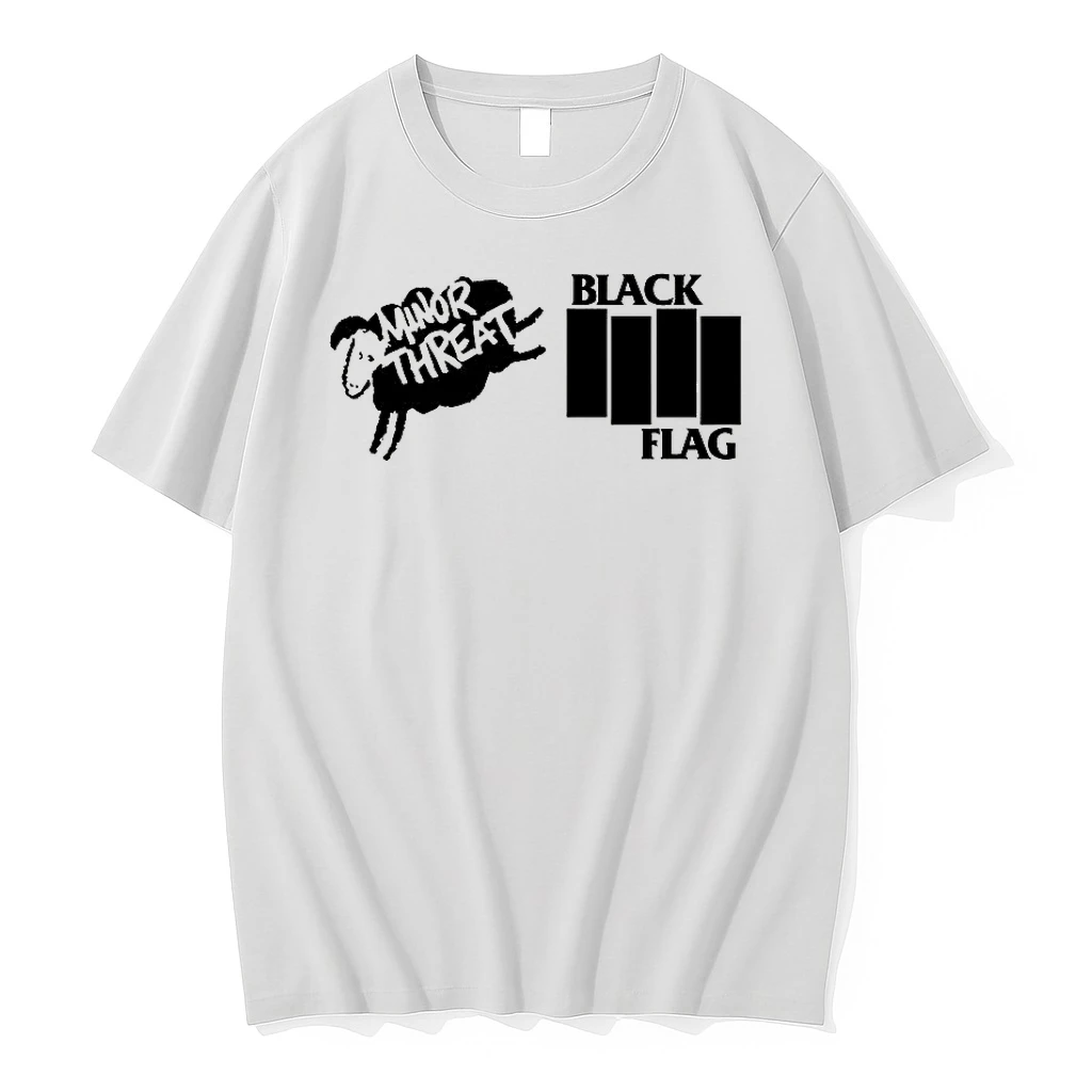 Henry Rollins And Ian Mackaye Logo Shirts