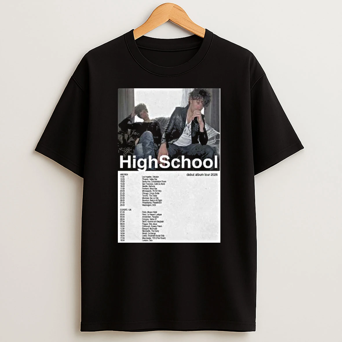 Highschool Debut Album 2026 New Shirts