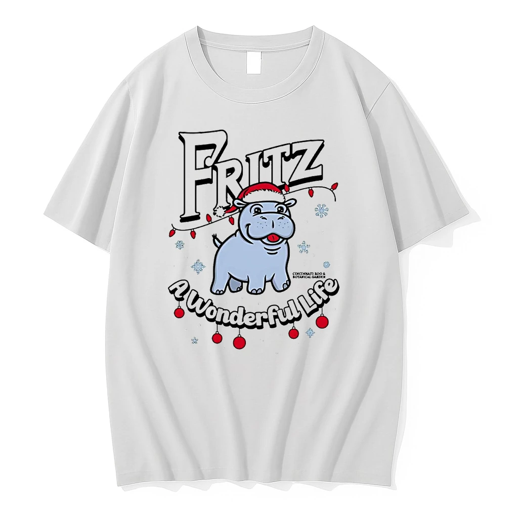 Hippo Fritz A Wonderful Life Cincinnati Christmas Shirts