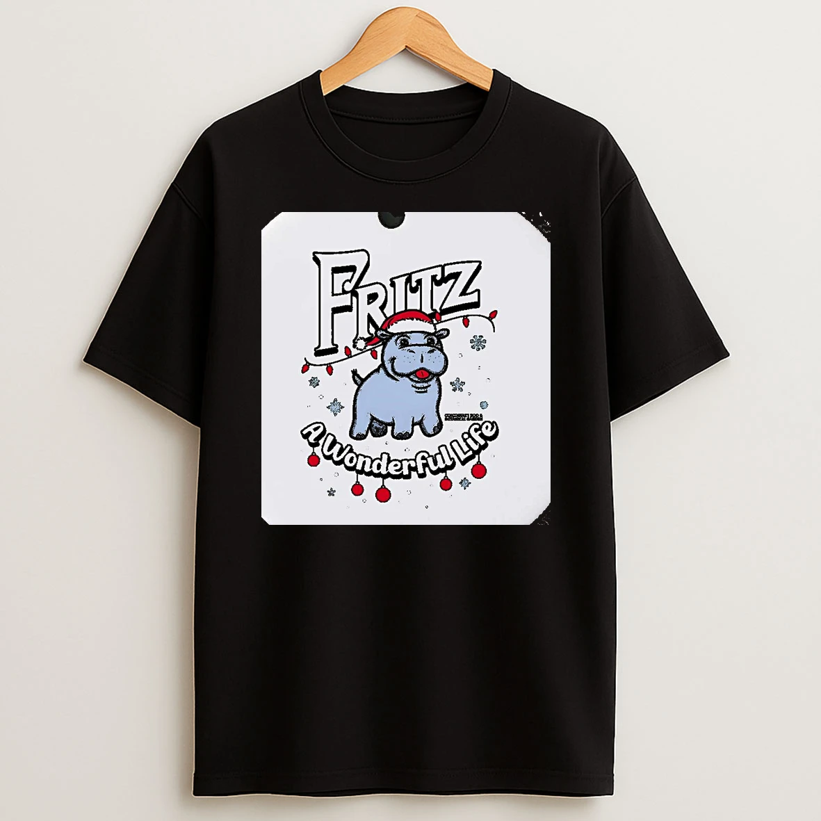 Hippo Fritz A Wonderful Life Cincinnati Christmas Christmas Shirts