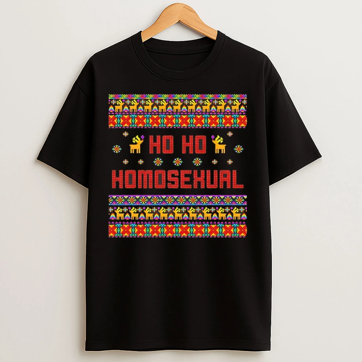 Ho Ho Ho Homosexual Christmas T Shirts