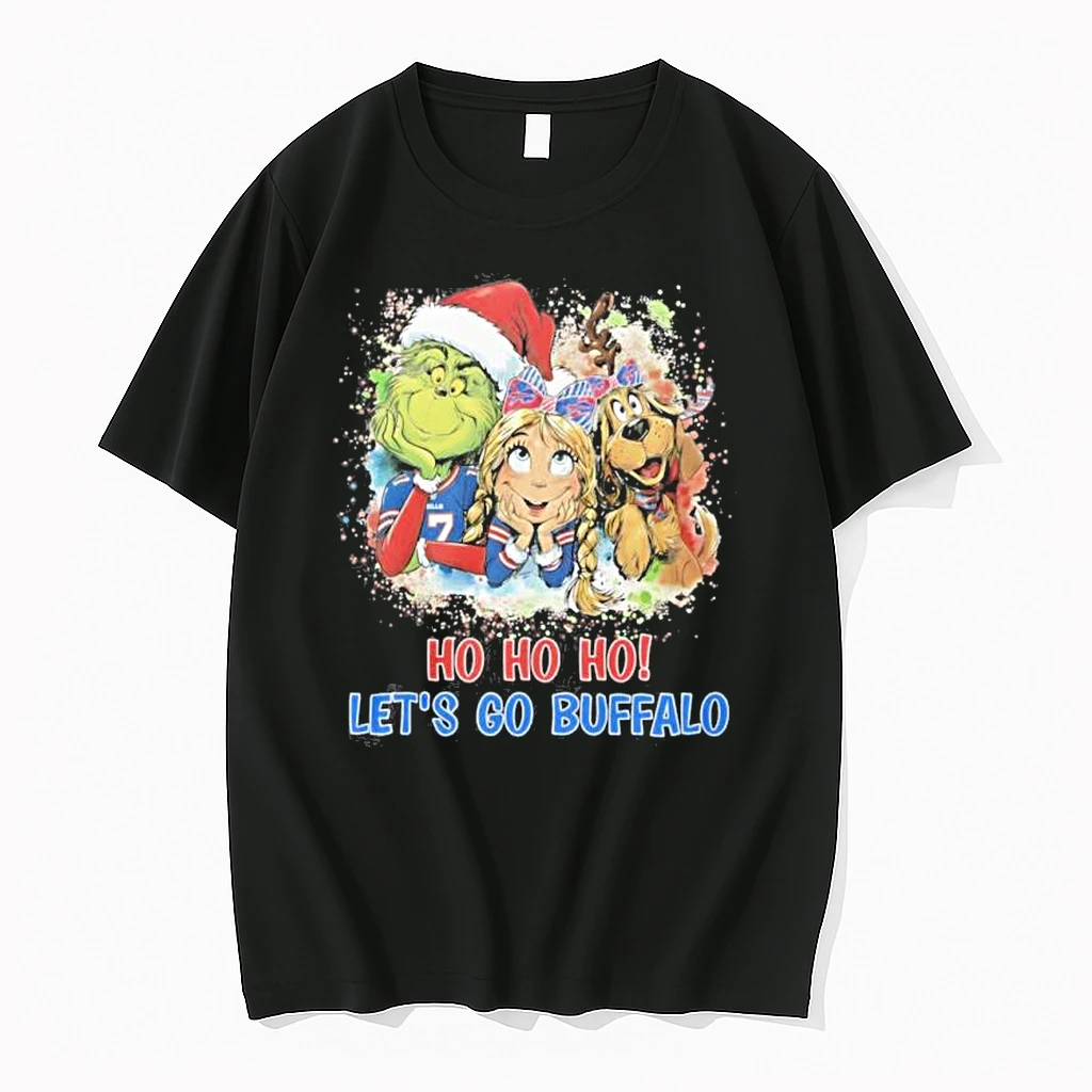 Ho Ho Ho Lets Go Buffalo Bills Christmas Shirts