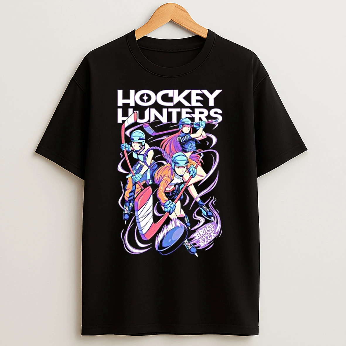 Hockey Hunters Bring Hockey Back Characters T Shirts