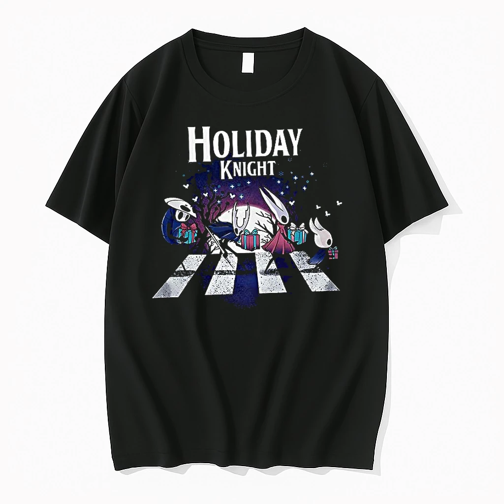 Holiday Knight Hollow Knight Character Cross The Road Christmas Shirts