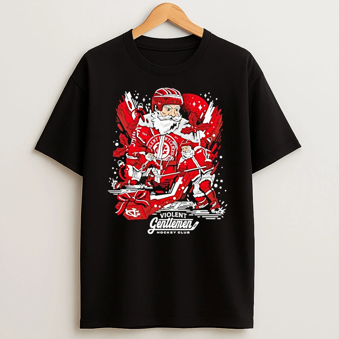Holly Kringle Violent Gentlemen Hockey Club Shirts