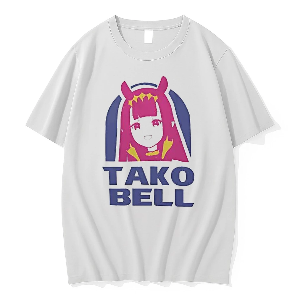 Hololive En Ina Tako Bell Logo Parody Shirts