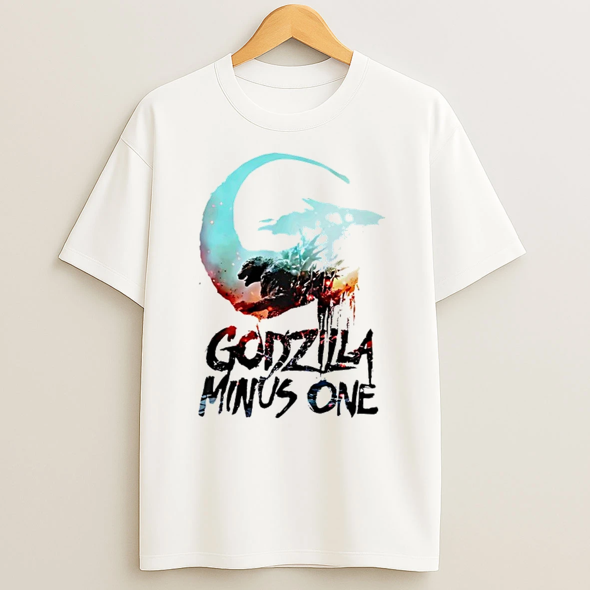 Holy Elle Wearing Godzilla Minus One Shirts
