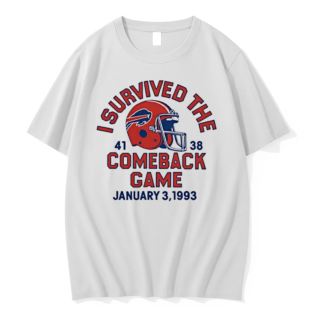 Homage Buffalo Bills I Survived The Comeback Game Shirts