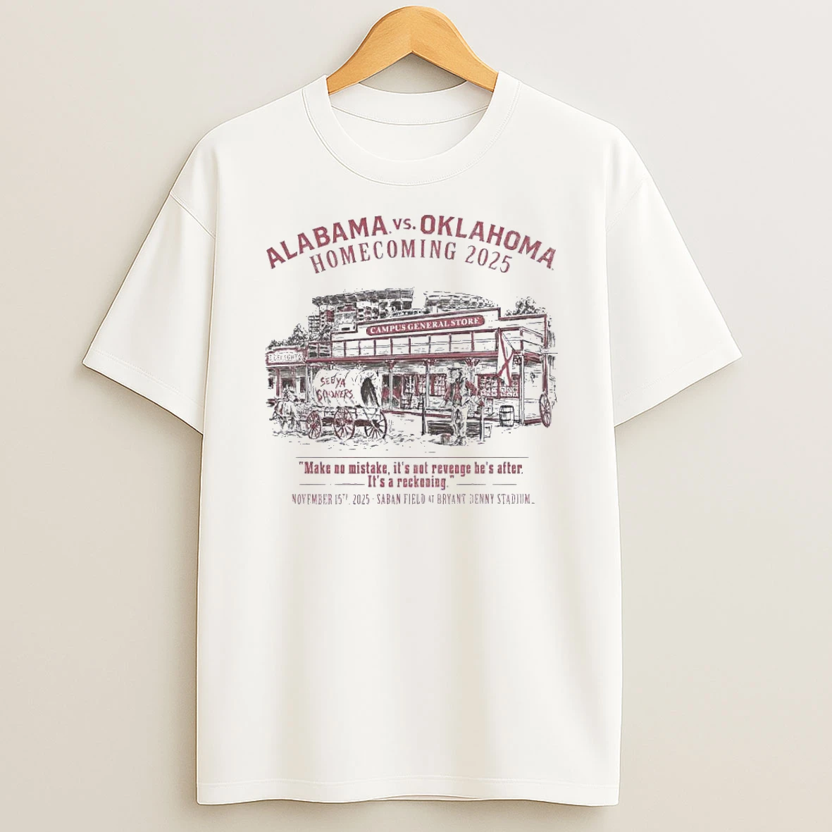 Homecoming 2025 Alabama Vs Oklahoma Shirts