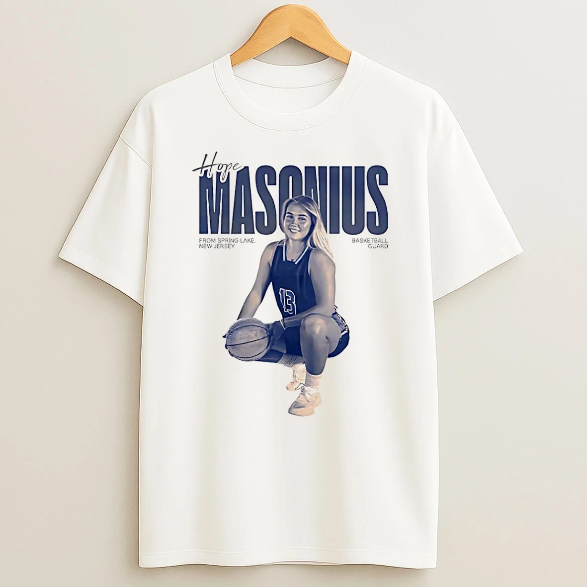 Hope Masonius Bucknell Bison Guard From Spring Lake Vintage Shirts